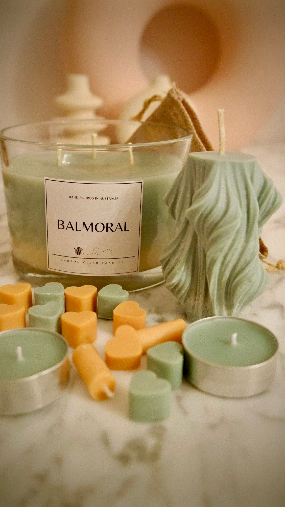 Dreamy Sculpture Candles